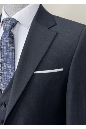 Mono Yaka Yelekli Takım Elbise 