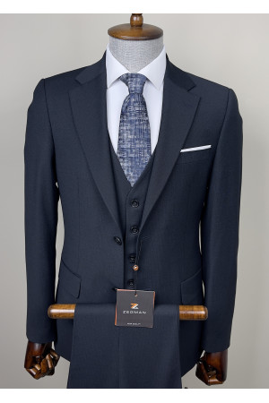 Mono Yaka Yelekli Takım Elbise 