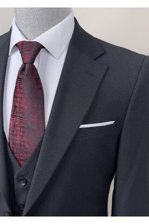 Mono Yaka Yelekli Takım Elbise 