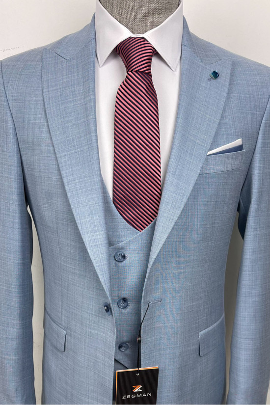 Blue Vest Suit Blue Vest Suit