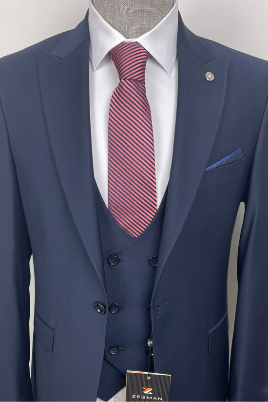 Navy Blue Vest Suit Navy Blue Vest Suit