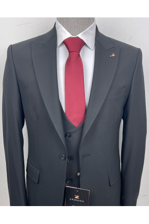 Black Vest Suit