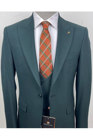 Green Vest Suit