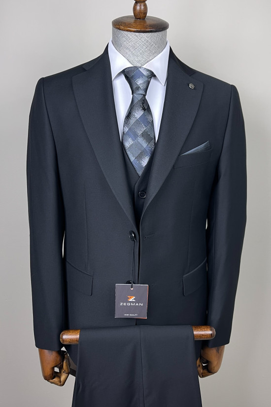 Mono Yaka Yelekli Sorti Takım Elbise 