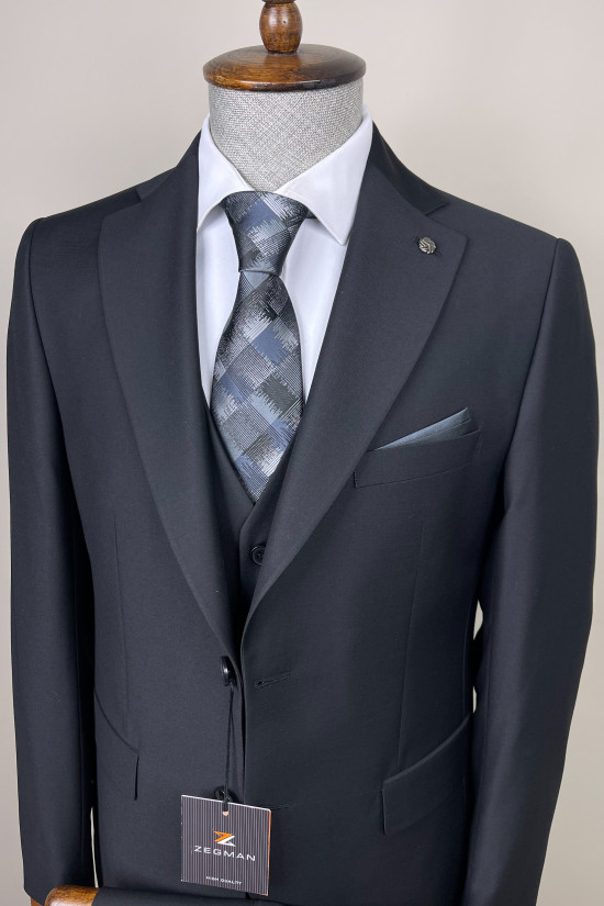 Mono Yaka Yelekli Sorti Takım Elbise 