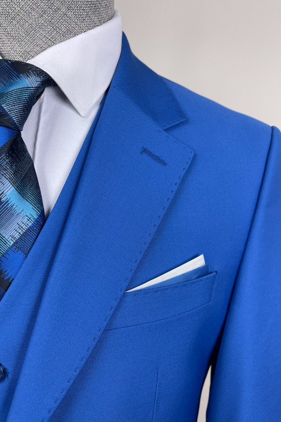 Mono Yaka Yelekli Takım Elbise 