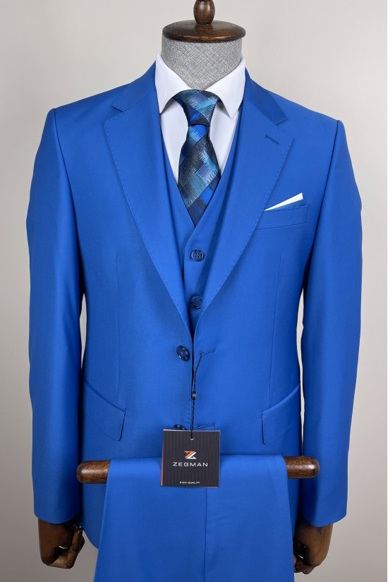 Mono Yaka Yelekli Takım Elbise 