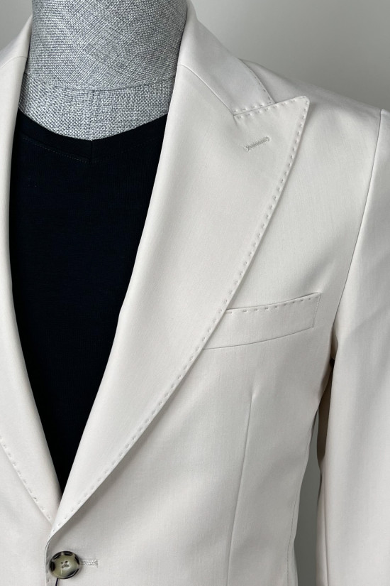 Sivri Yaka Torba Cep Takım Elbise