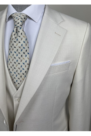 Mono Yaka Yelekli Takım Elbise 