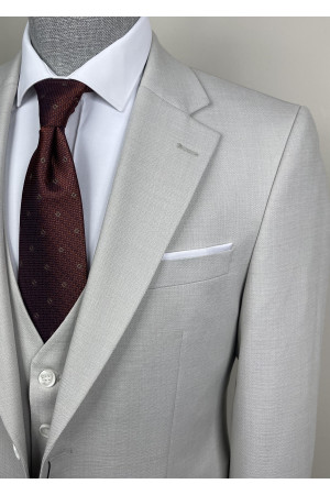 Mono Yaka Yelekli Takım Elbise 