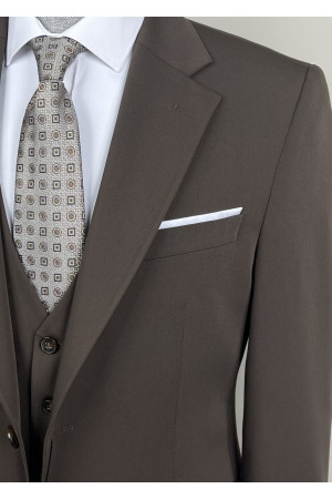 Mono Yaka Yelekli Takım Elbise 