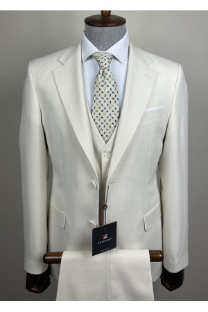 Mono Yaka Yelekli Takım Elbise 