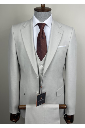 Mono Yaka Yelekli Takım Elbise 