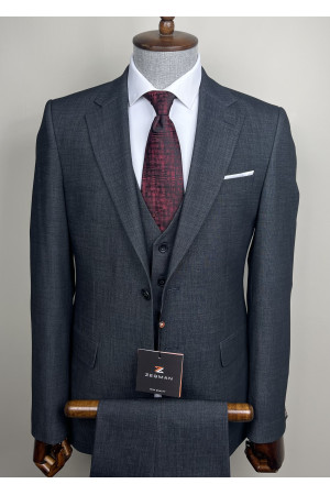 Mono Yaka Yelekli Takım Elbise 