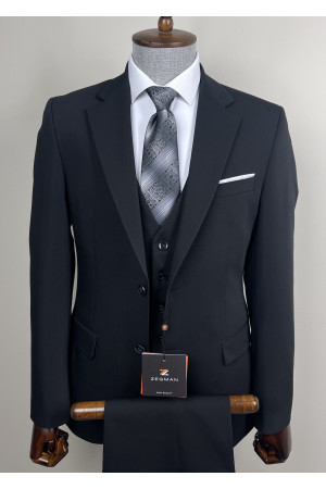 Mono Yaka Yelekli Takım Elbise 