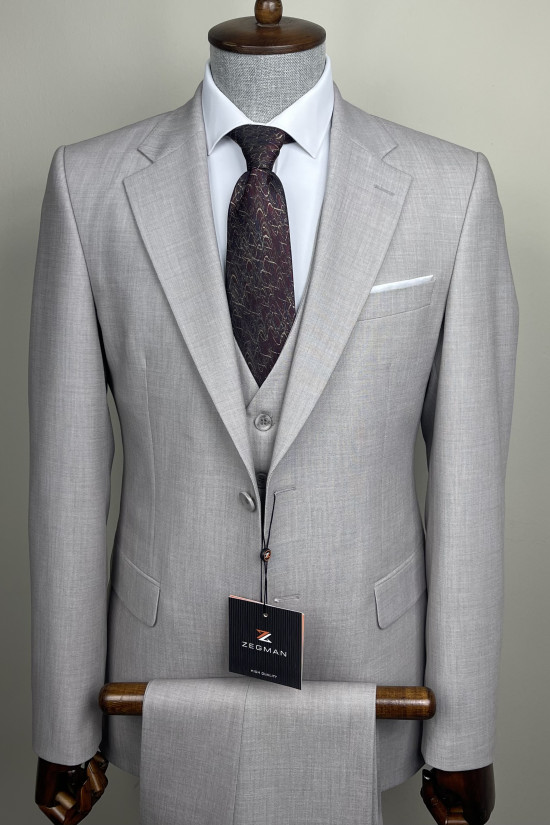 Mono Yaka Yelekli Takım Elbise 