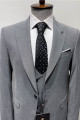Pointed Collar Vest Suit