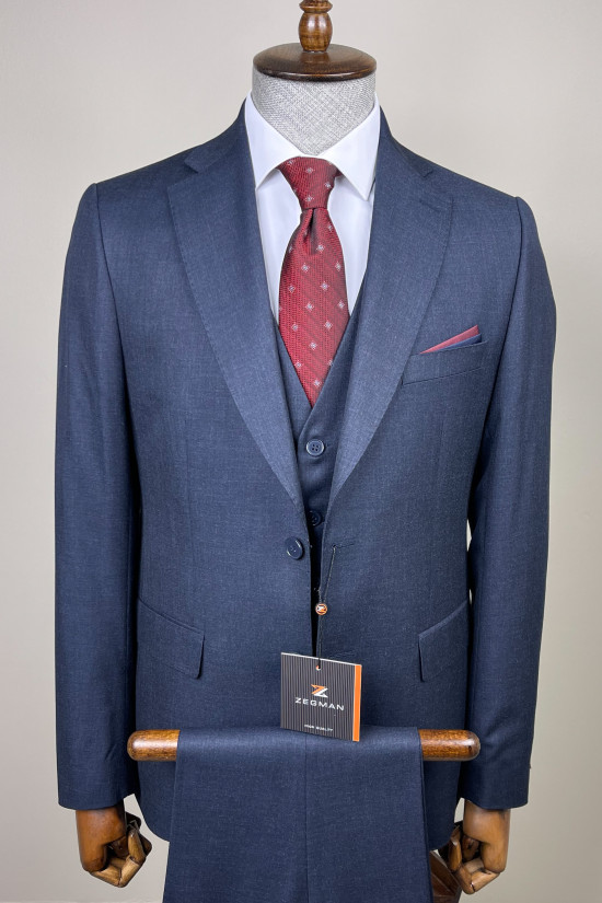 Mono Yaka Yelekli Sorti Takım Elbise 