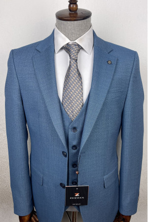 Mono Yaka Yelekli Takım Elbise