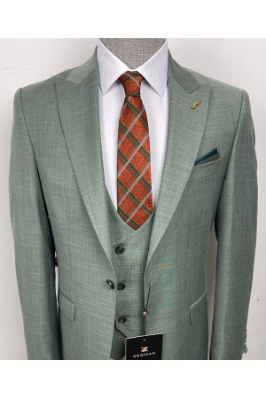 Green Vest Suit