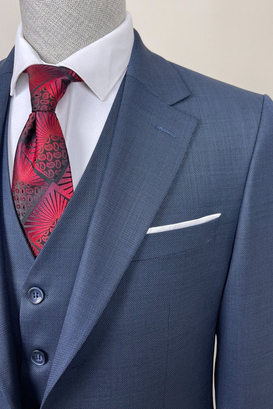 Altınyıldız Mono Yaka Yelekli Takım Elbise 