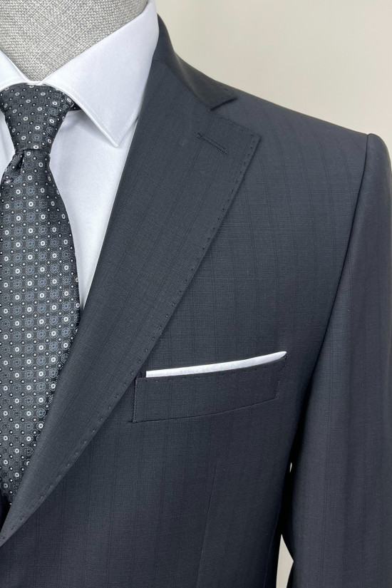 Altınyıldız Sorti Çizgili Mono Yaka Takım Elbise