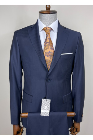 Altınyıldız Sorti Çizgili Mono Yaka Takım Elbise