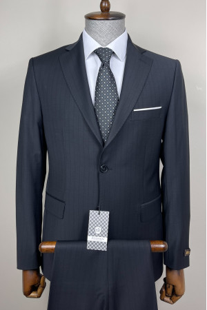 Altınyıldız Sorti Çizgili Mono Yaka Takım Elbise