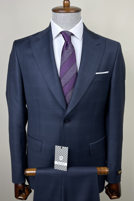 Altınyıldız Sivri Yaka Sorti Ekose Takım Elbise 